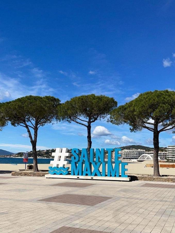 Charmant Studio Avec Terrasse Vue Mer A 50 M Sainte-Maxime Exterior foto